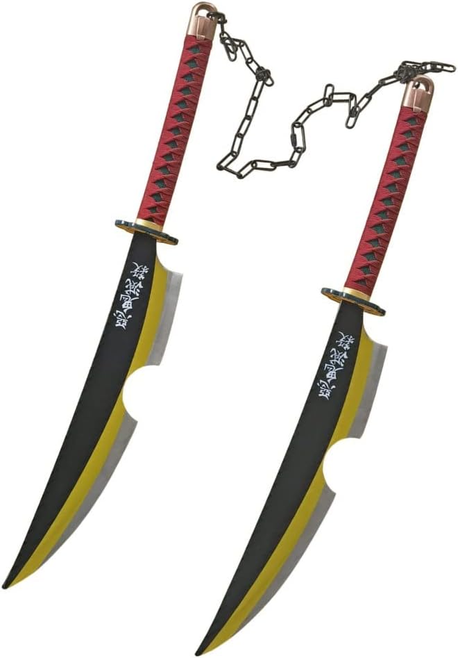 blazing steel metal fantasy demon nichirin 武士剑复制品,装扮和